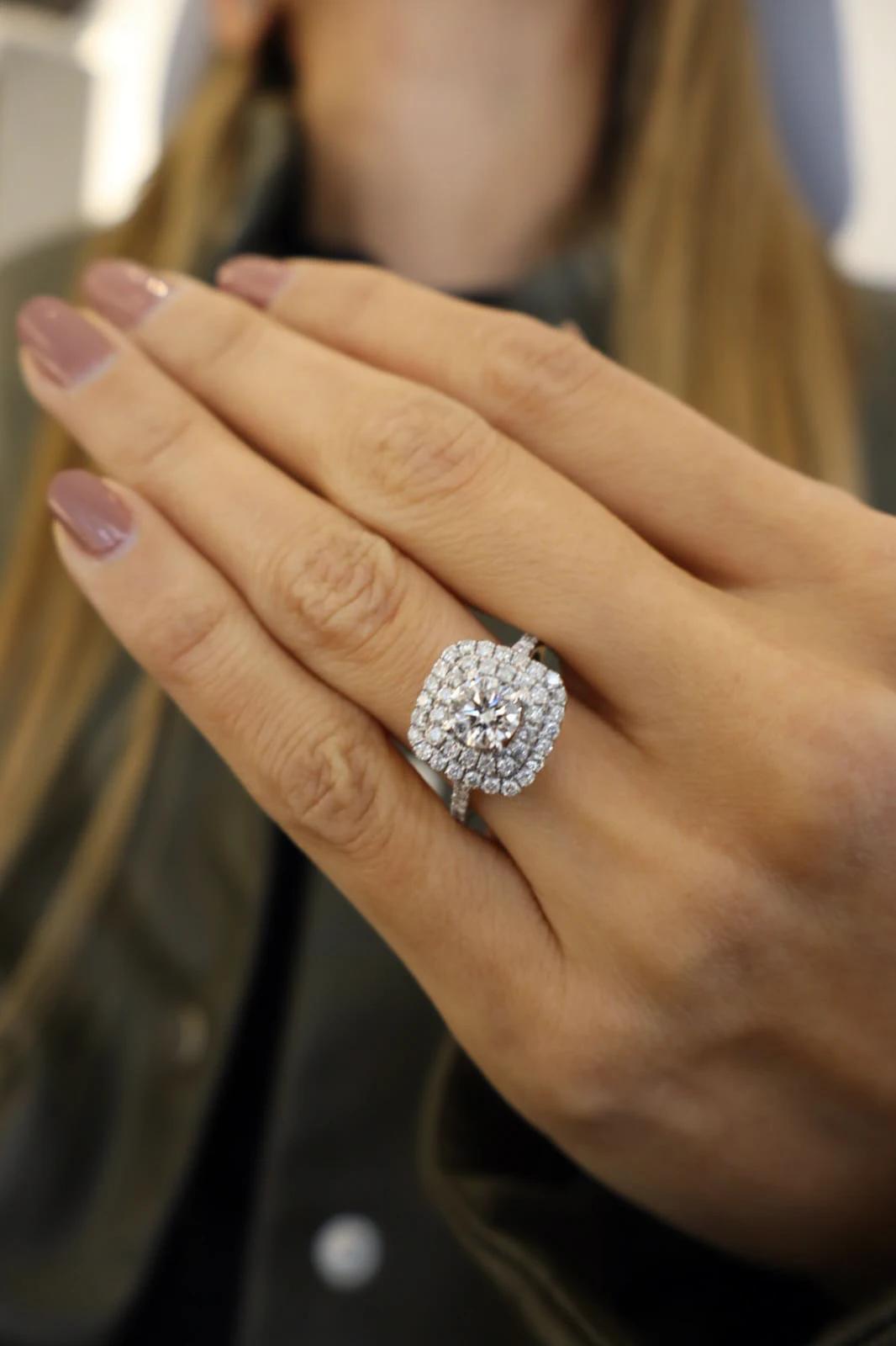 Anillo de compromiso Doble Halo (2/2)